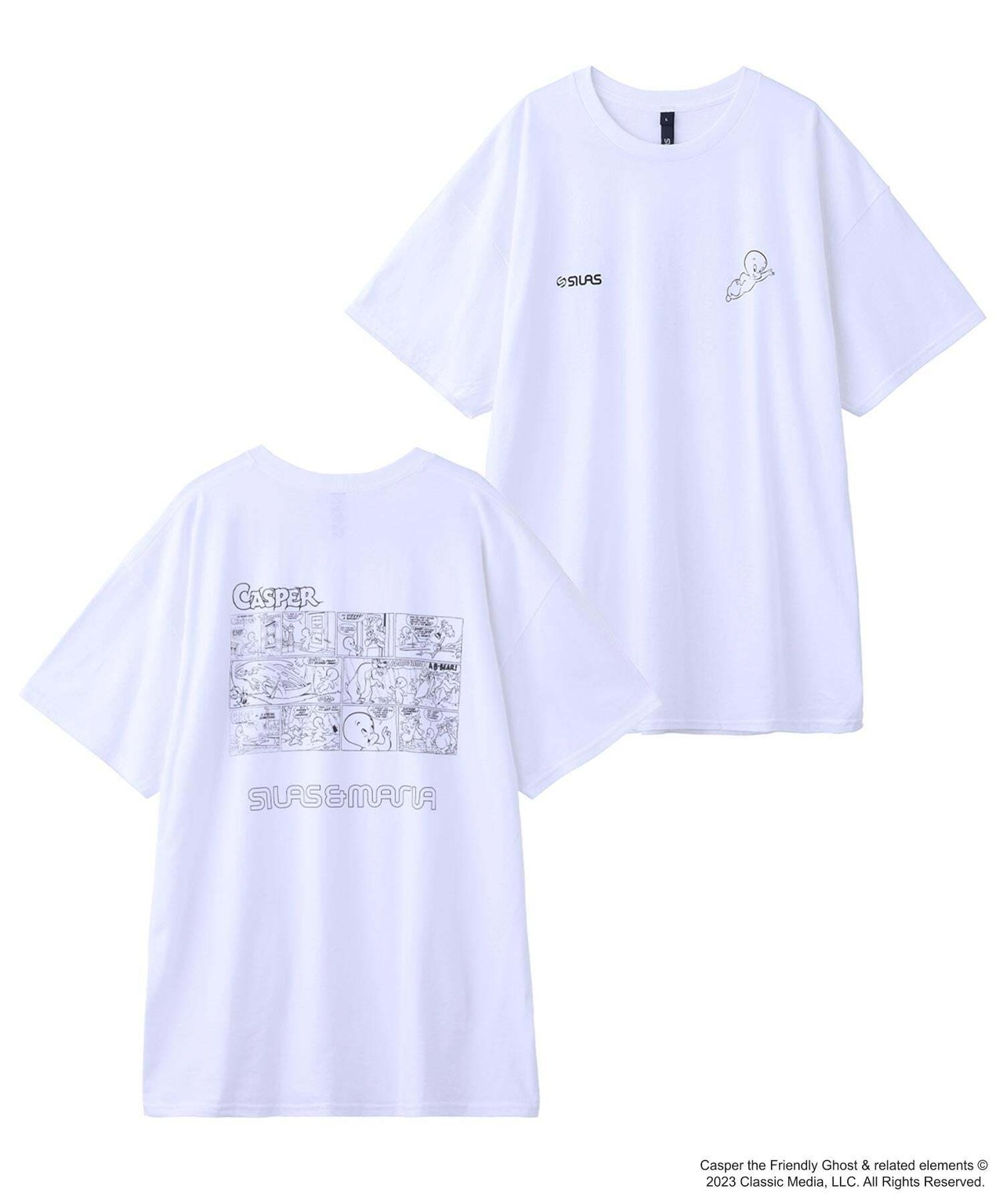 【SILAS】CASPER×SILAS / CARTOON PRINT LOOSE FIT S/S TEE