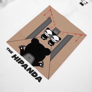 SALE 【HIPANDA ハイパンダ】メンズ Tシャツ MEN'S MOVIE PARODY PRINT SHORT SLEEVED T-SHIRT / WHITE・BLACK・BEIGE