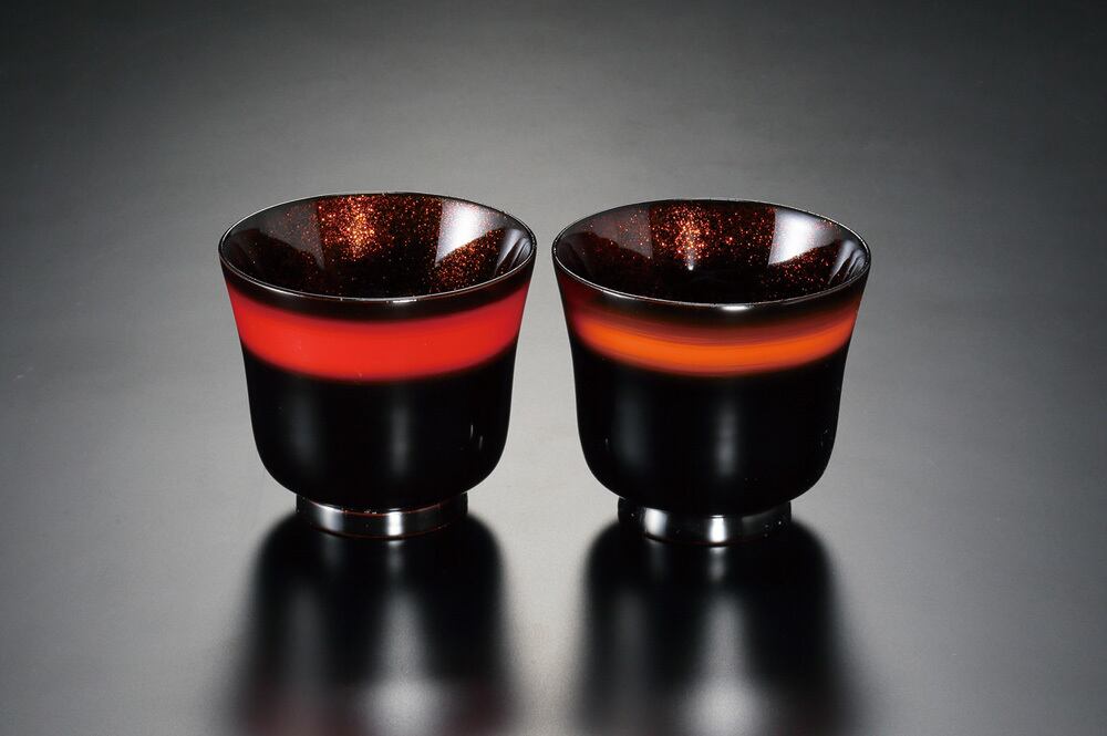 ぼかし塗り酒器 | 佐藤昭司漆器店