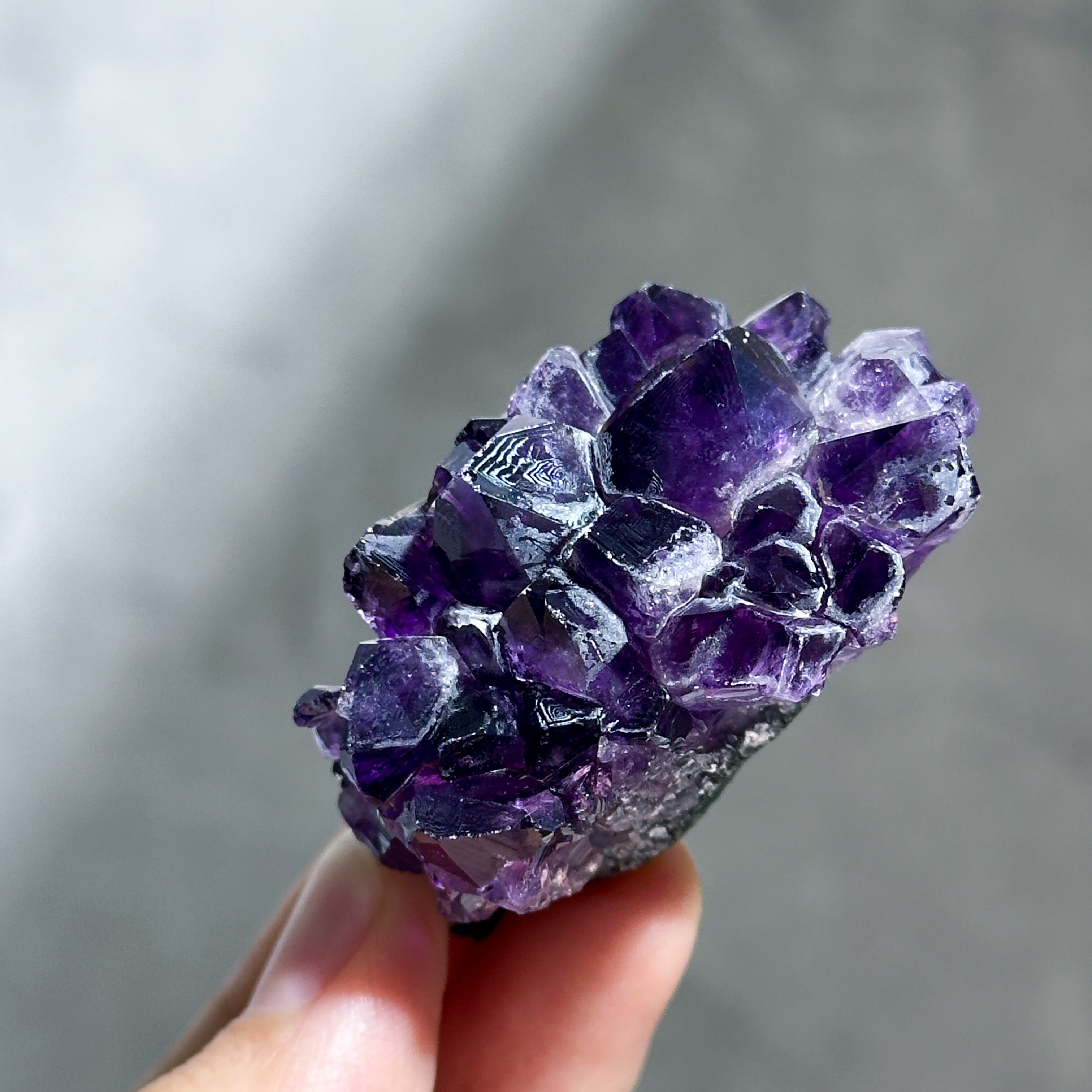 天使の指紋◎ウルグアイ産アメジスト 原石83◇ Amethyst ◇天然石