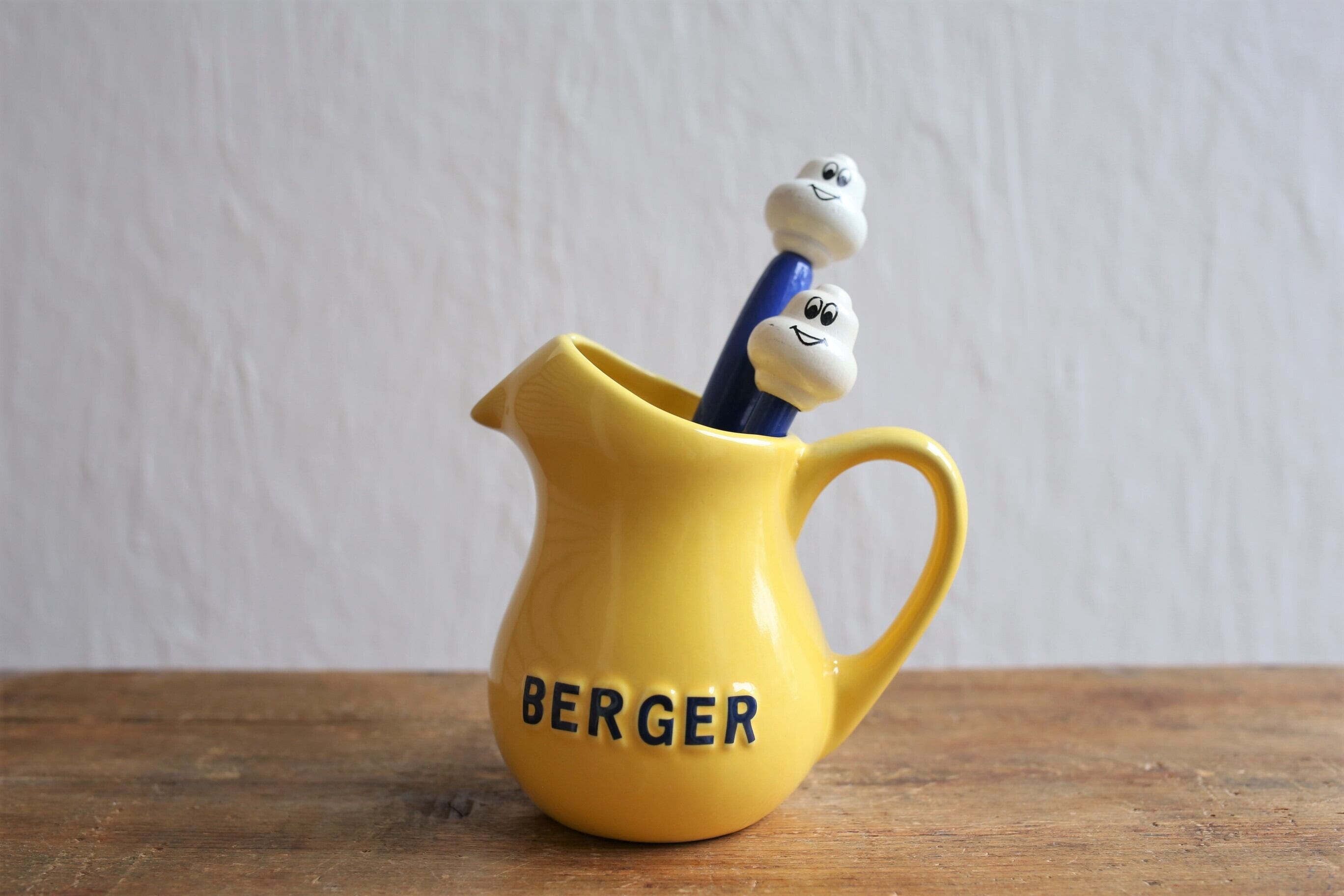 フランス アンティーク ヴィンテージ カラフェ 小さなピッシェ 『BERGER』 N-02993