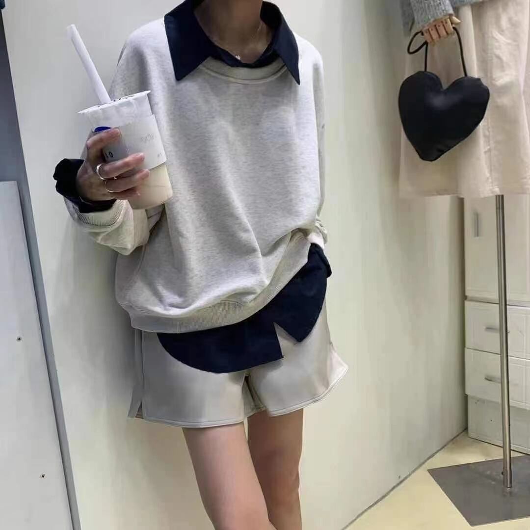 レイヤード風 トレーナー　AJ2085-223