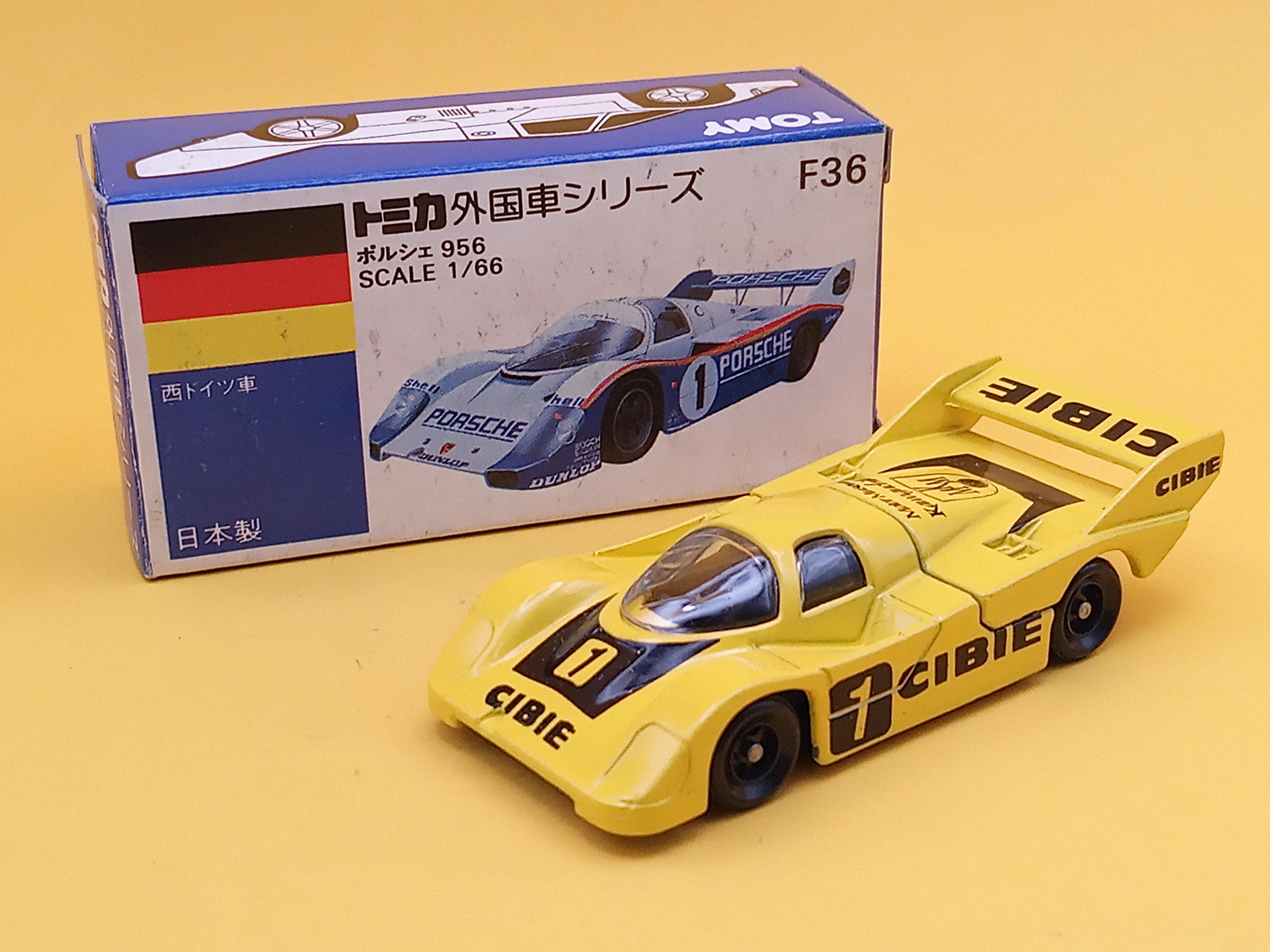 トミカ 日本製 青箱 外国車シリーズ F36ポルシェ956