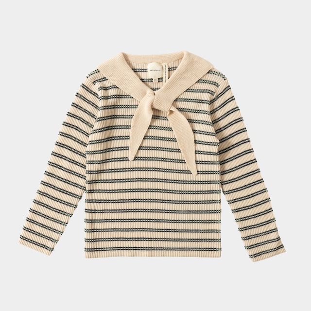 【knit planet】COLLAR BLOUSE - CREAM