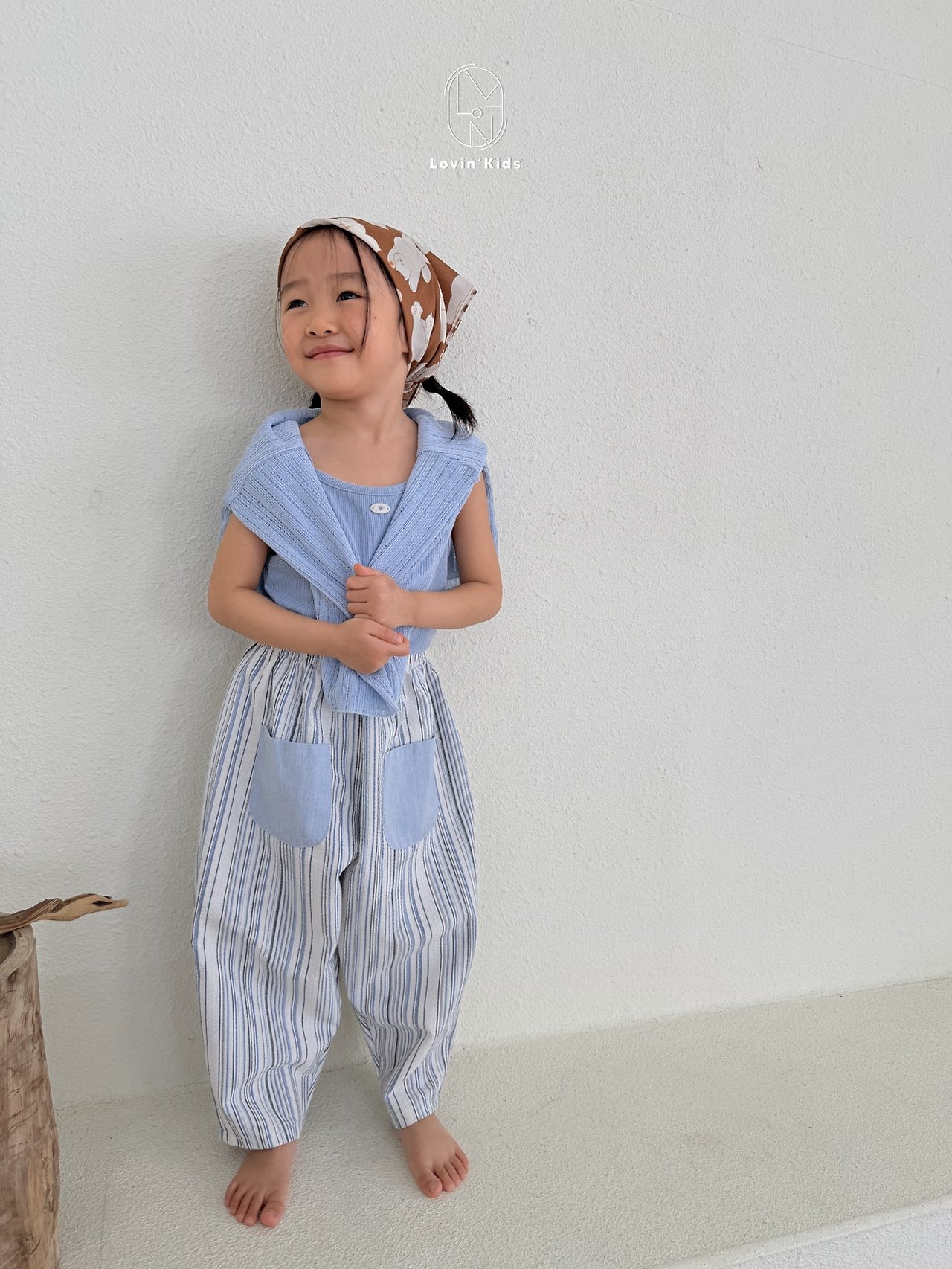 [Lovin' Kids] Monostripe Pants / [러빈] 모노스트라이프팬츠