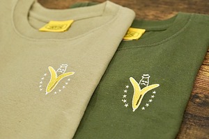 【Kids】ワンポイント刺繍Tシャツ◆全2色