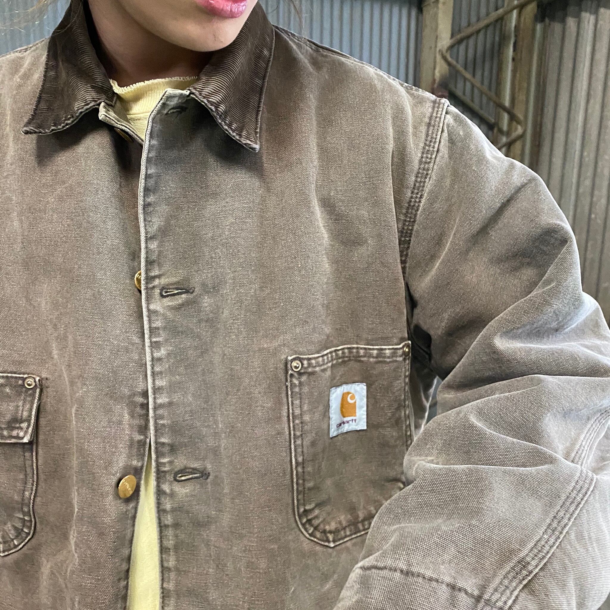80年代 80s Carhartt カーハート ダック地 ブランケットライナー
