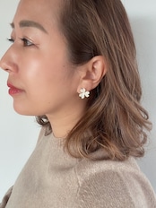 ハートフラワー( ゴールド / シルバー )