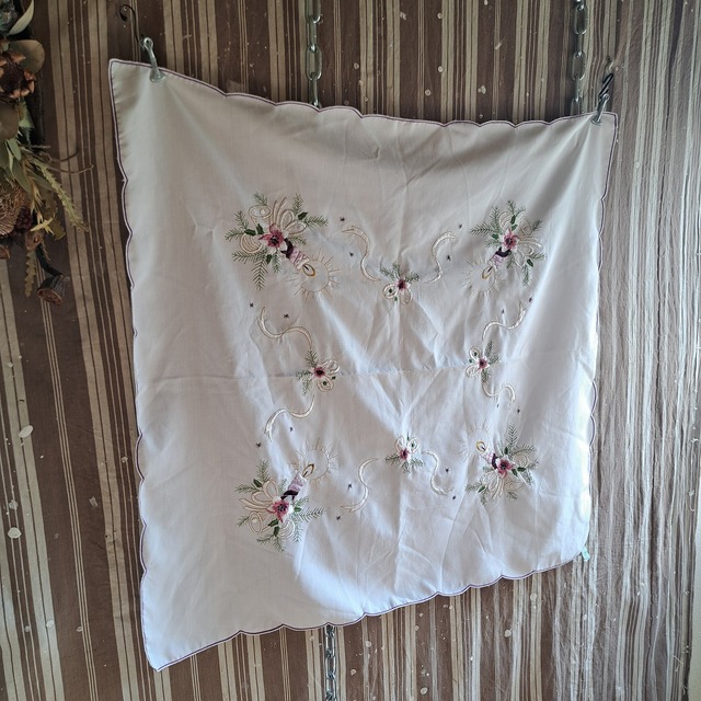 ヨーロッパ 刺繡クロス used [508117]