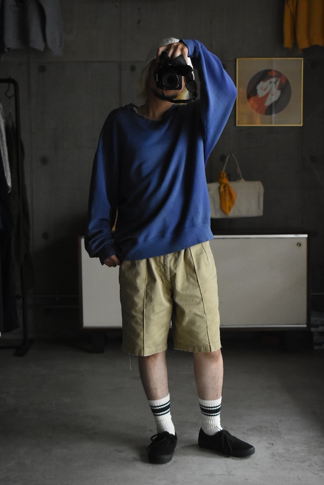 OK/90's "L.L.Bean × RUSSEL ATHLETIC" nice fade brank sweat.