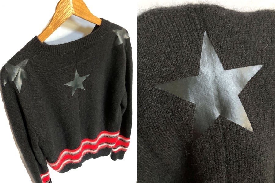 美品 国内正規 15AW 秋冬 GIVENCHY ジバンシー 名作 スター モヘア