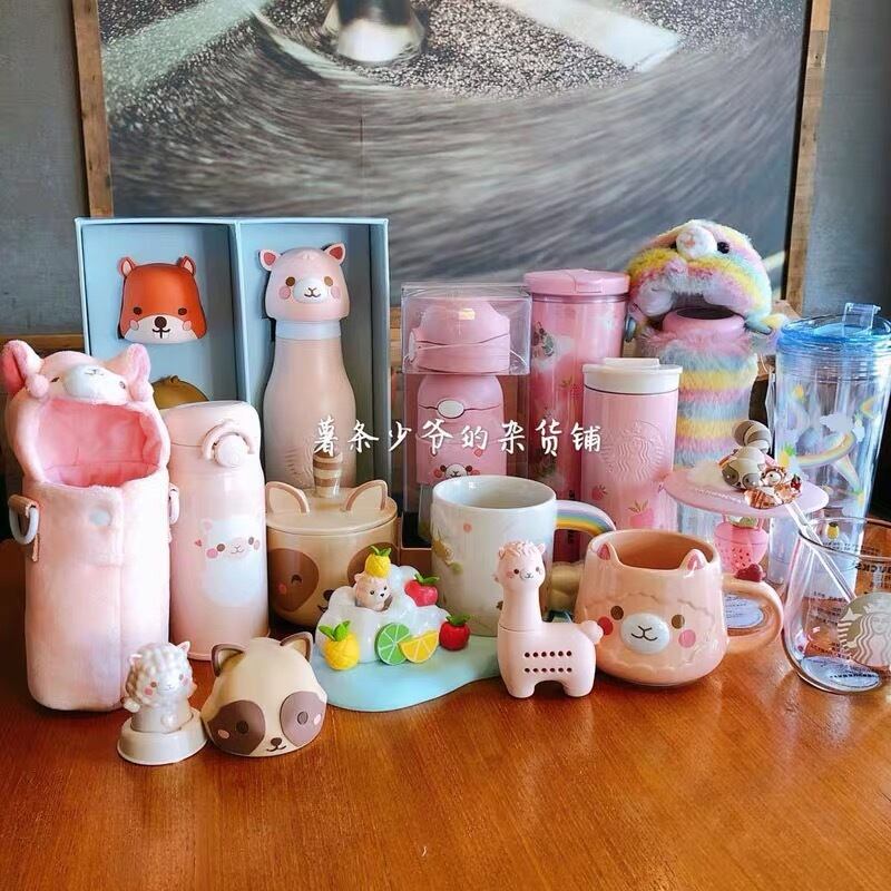リッド付き!ステンレスボトル アルパカ ナマケモノ アライグマ リッド付き!ステンレスボトル アルパカ ナマケモノ アライグマ