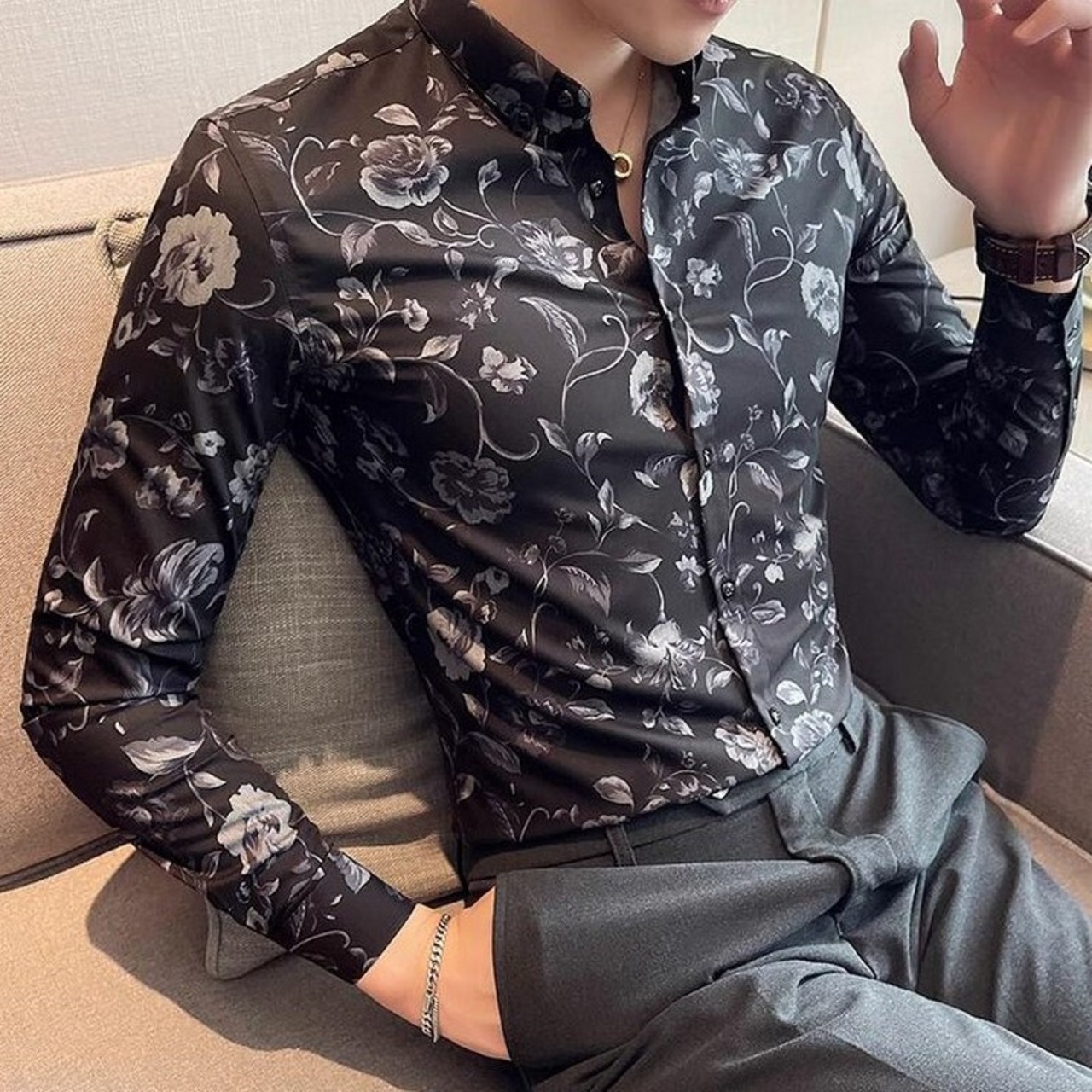 floral shirt tops 00181