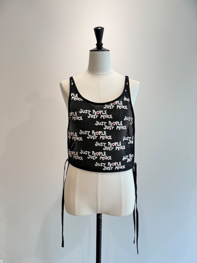 jonnlynx/JL226-SH1093 just peace bib Black