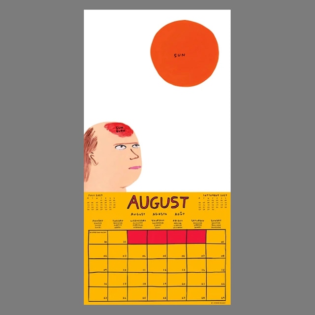 〈予約中〉DAVID SHRIGLEY：2027 WALL CALENDAR