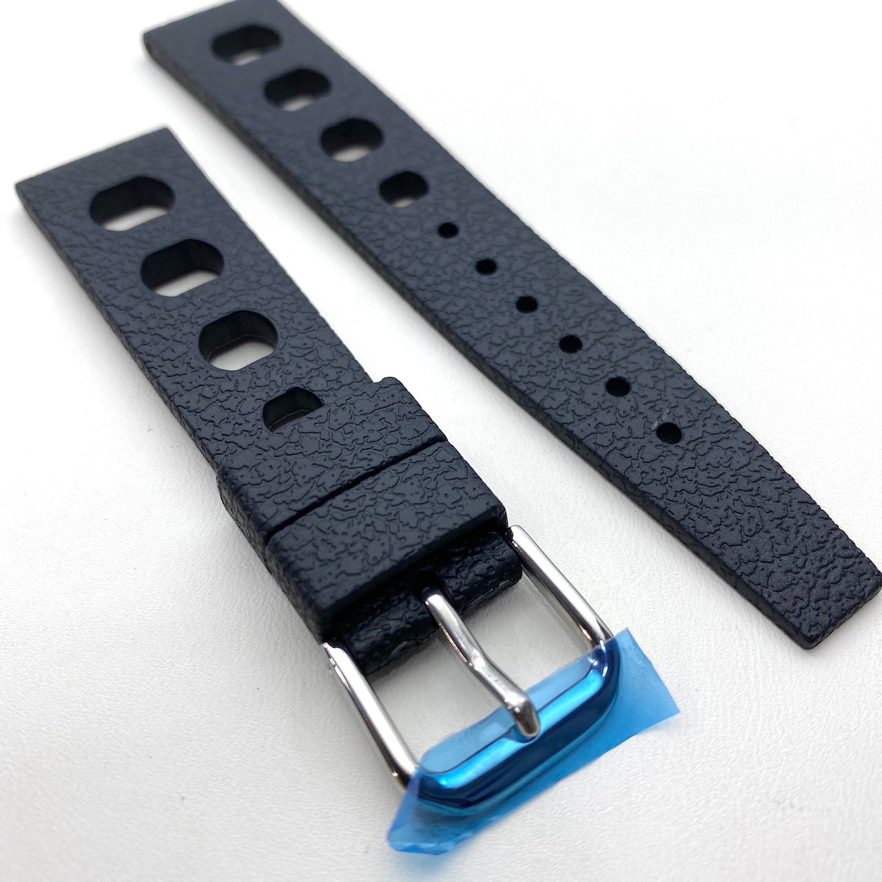 ヴィンテージ トロピカルスタイル・スポーツ 2.0 復刻ラバーベルト ブラック 20mm 腕時計ベルト