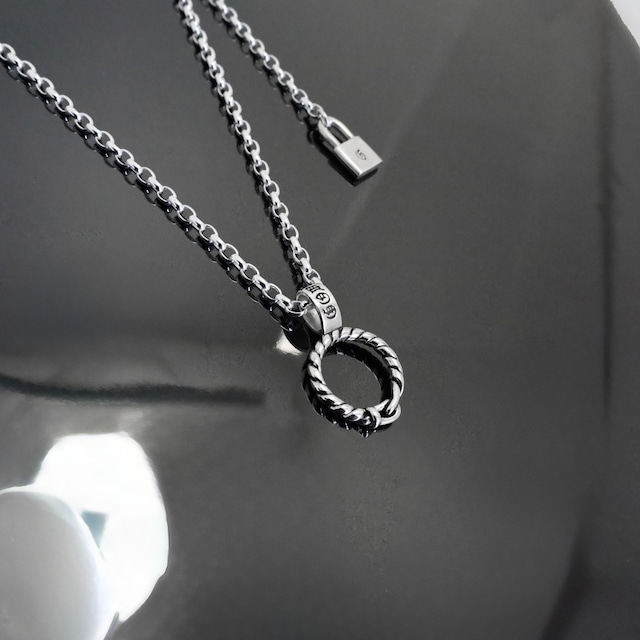 CRUX RING #1 NECKLACE with GODSIZE® I.D. TAG / クラックス・リング #1ネックレス ゴッドサイズ® I.D.タグ