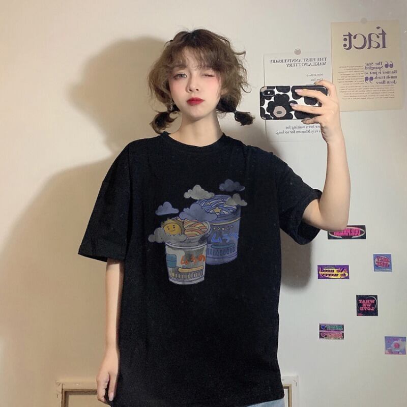 ブラックTシャツ シャツ スプリングスタイルルーズブラウス ロング 春物 YY-ファッション72386736586