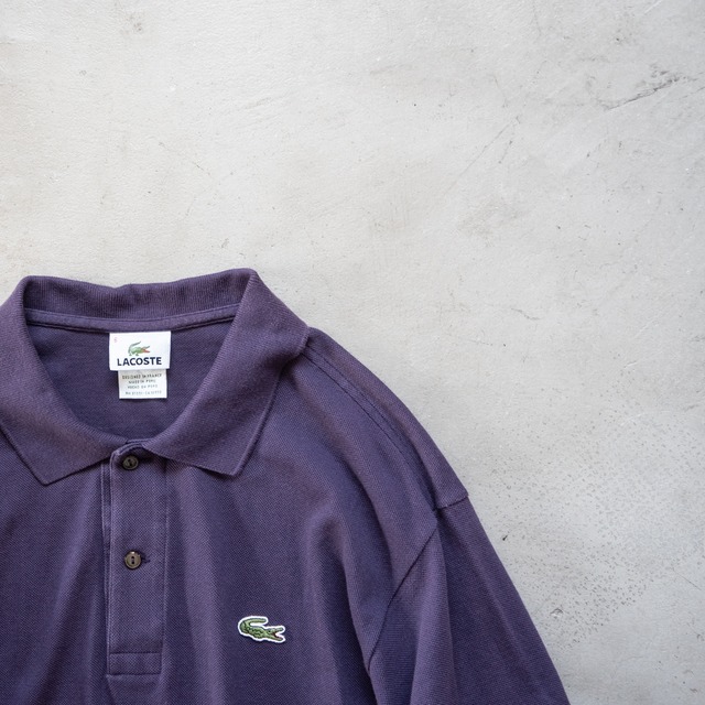 "LACOSTE" used Made in PERU polo shirt