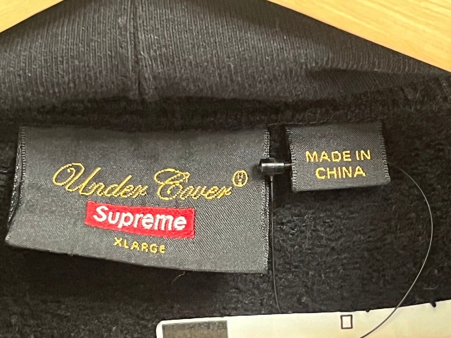 Supreme × UNDERCOVER ZIP UP HOODED SWEATSHIRT BLACK XL 84859 Supreme × UNDERCOVER ZIP UP HOODED SWEATSHIRT BLACK XL 84859