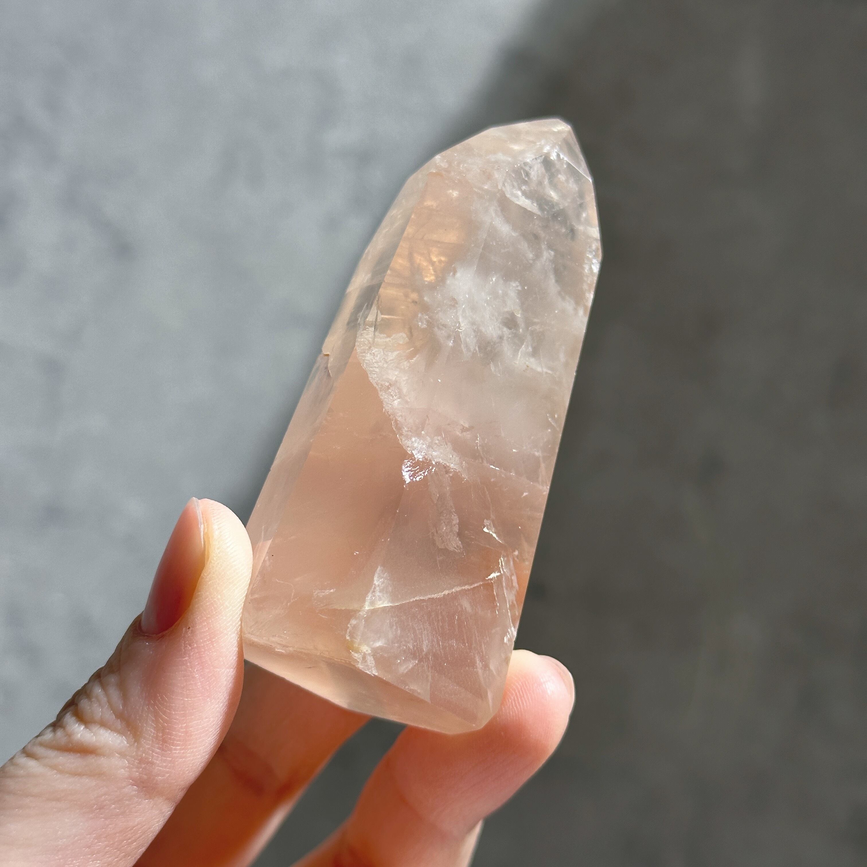 ローズクォーツ×ゴールデンヒーラー タワー53◇ Rose Quartz x Golden