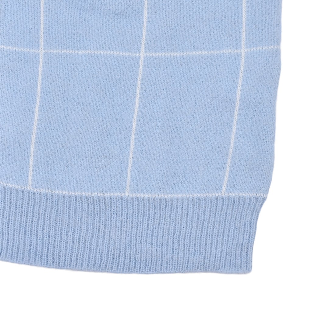 RASSVET】MEN RASSVET CARDIGAN KNIT(BLUE) | AYIN