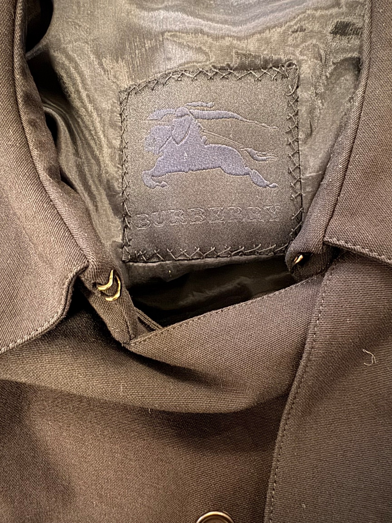 【最高級コレクションライン】BURBERRY PRORSUM ネイビートレンチコート