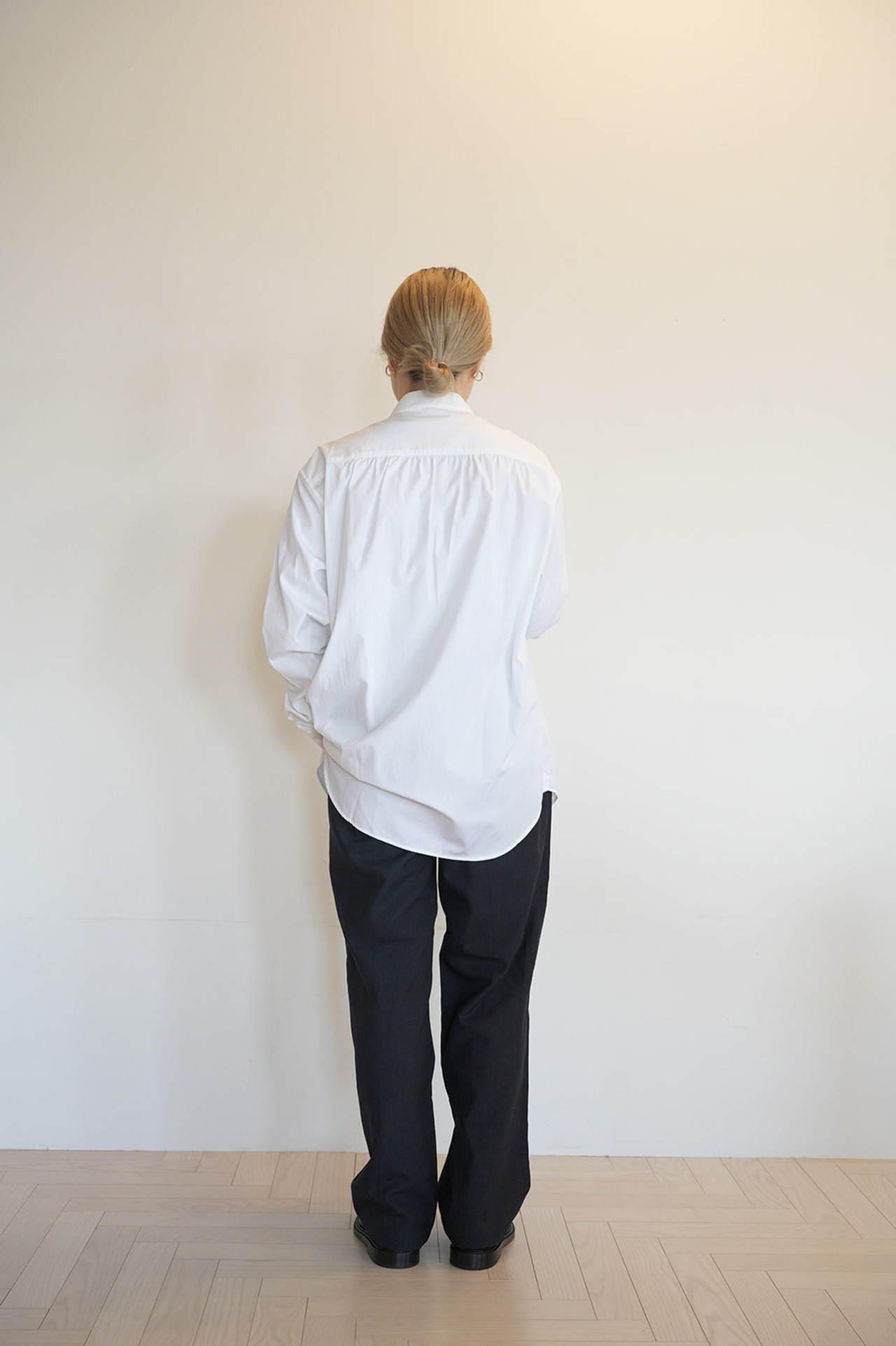 remake easy slacks pants-darkgray