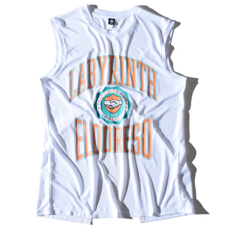 ELDORESO(エルドレッソ)Labyrinth Sleeveless -White メンズレディーススリーブレス