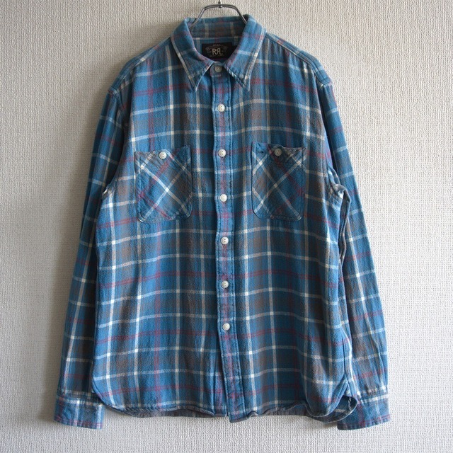 雰囲気抜群】PENDLETON【50s オンブレ シャドー チェック シャツ】M  