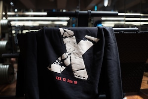 Heavy Weight Hooded Sweatshirt "X" (RD)