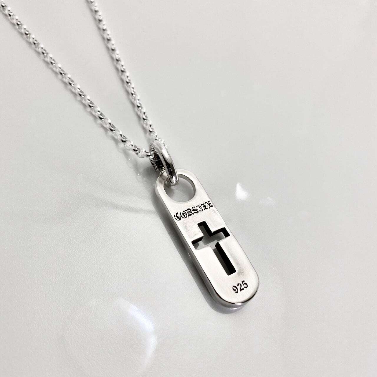 CLASSIC CROSS NECKLACE #2 with GODSIZE® I.D. TAG / クラシッククロス#2ネックレス ゴッドサイズ® I.D.タグ