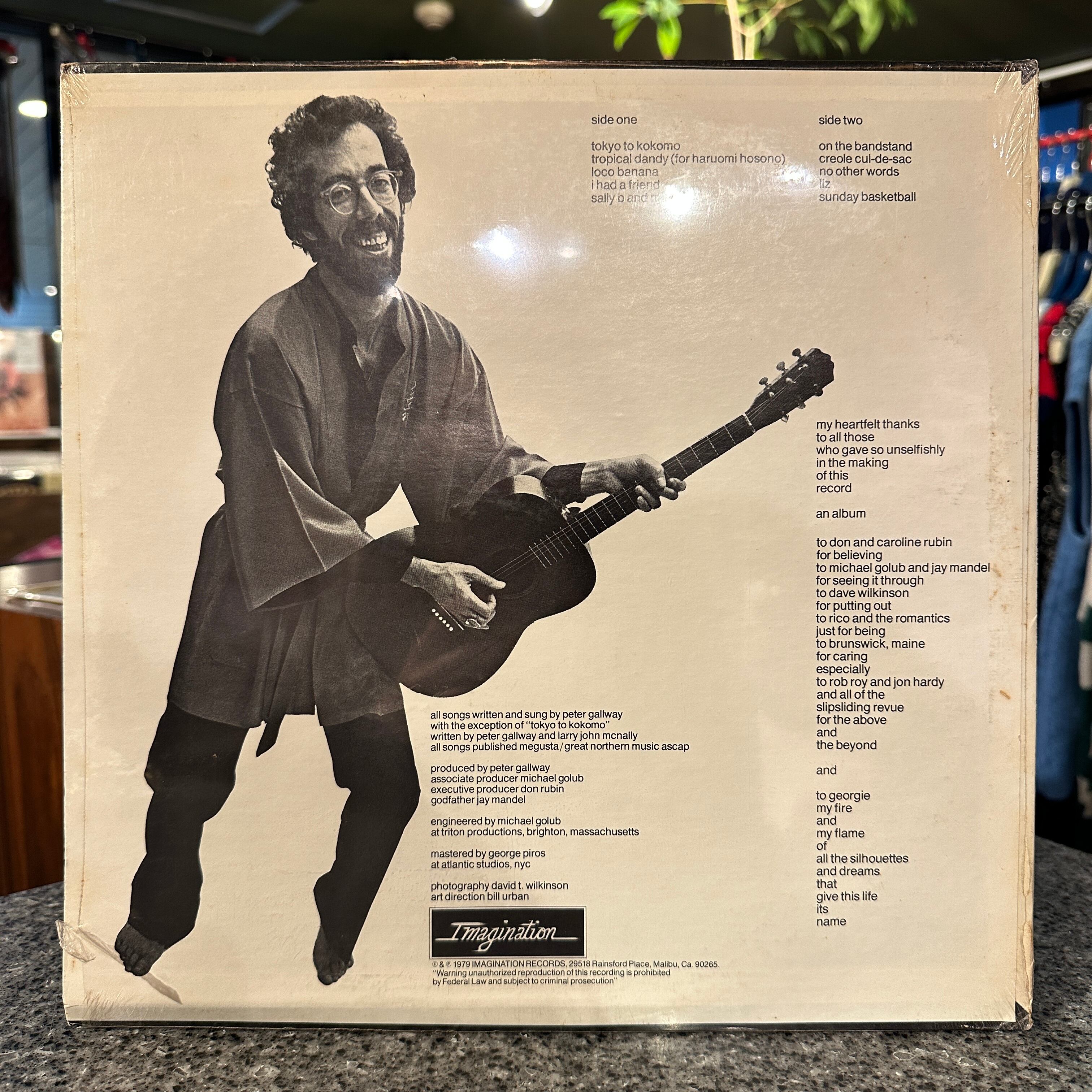 Peter Gallway アナログレコード プロモ盤 LP】PETER GALLWAY/Tokyo To Kokomo | SORC 中古アナログレコード専門店