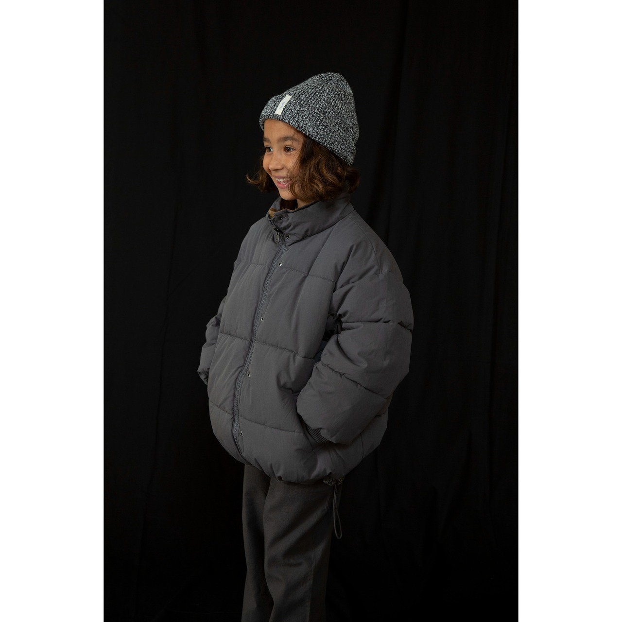 façade　Reversible Jacket - Honey/Grey