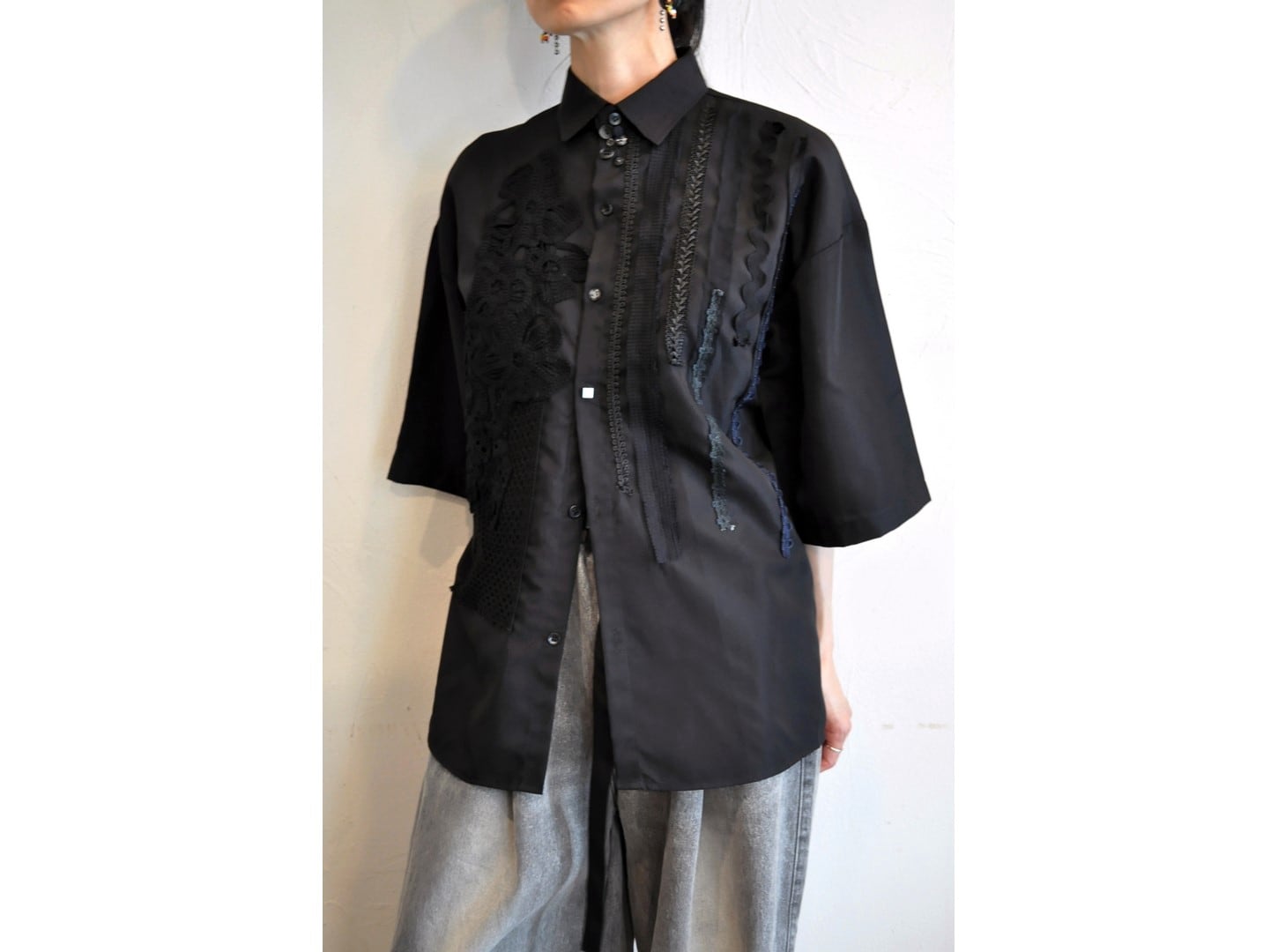 thomas magpie】mix stripe shirt /【トーマスマグパイ】ミックス