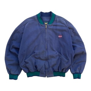 USED 90's DUMBROOKE studium jacket - blue