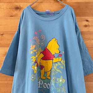 【Disney】くまのプーさんTシャツ 両面プリント 超ビッグサイズ ディズニー US古着  アメリカ古着