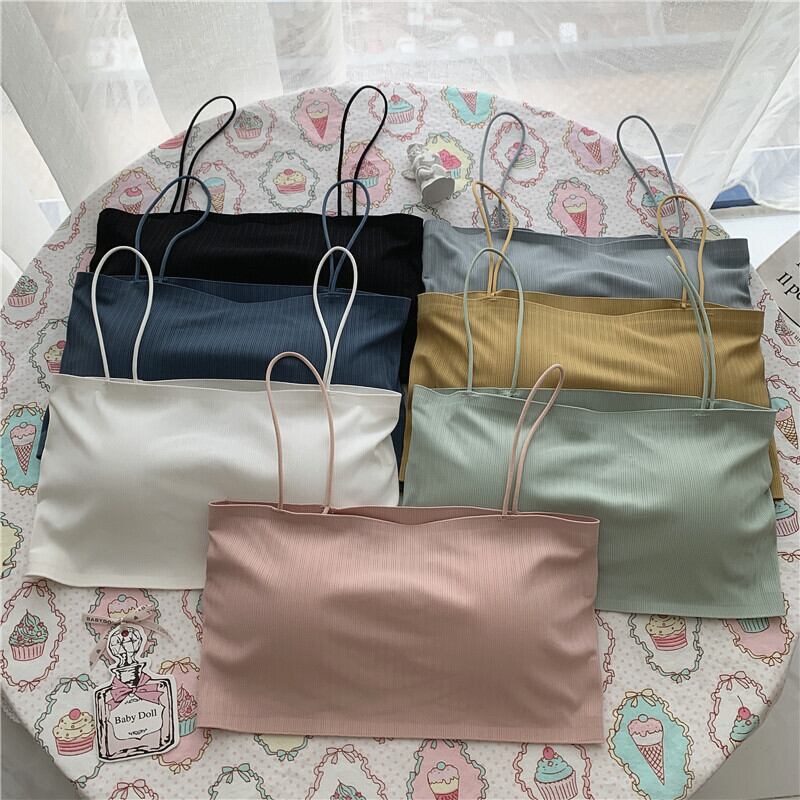 2020年春夏のキャミソールベースの新バージョン、アンチグレア、スチールリング巻きなしチェストアンダーウェアレディースチューブトップブラ YY-ファッション67506136154