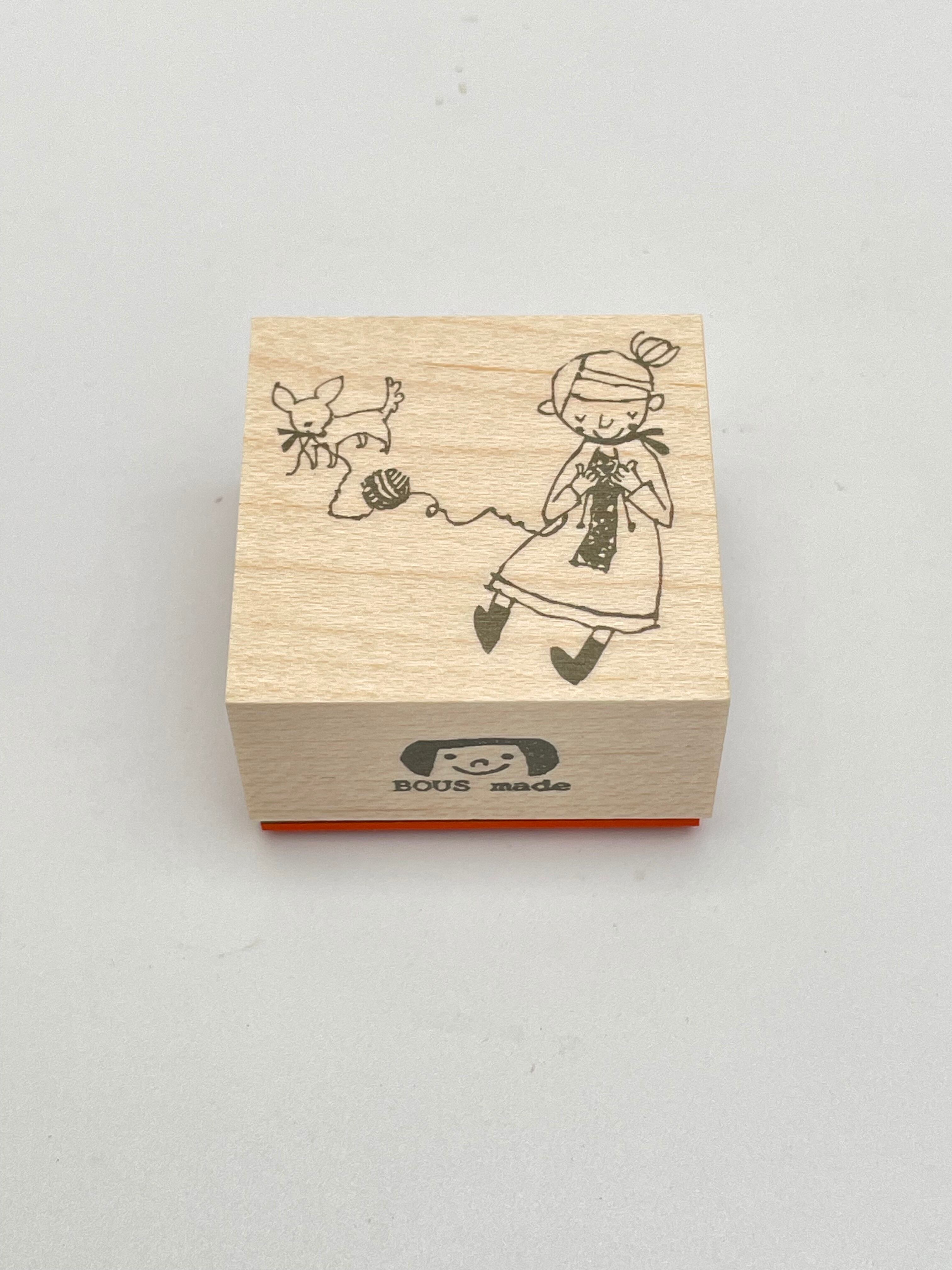 BOUS 子犬と編みもの | La Paisible Anne