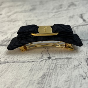 Salvatore Ferragamo ヴァラ  バレッタ ブラック A-10557