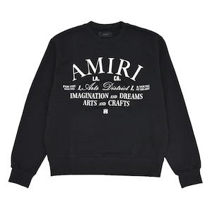 【AMIRI】AMIRI ARTS DISTRICT CREW(BLACK)
