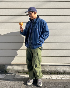 Mint L 雪無し 93年 Shelled Synchilla Jacket Patagonia パタゴニア シェルドシンチラジャケット 青 ブルー