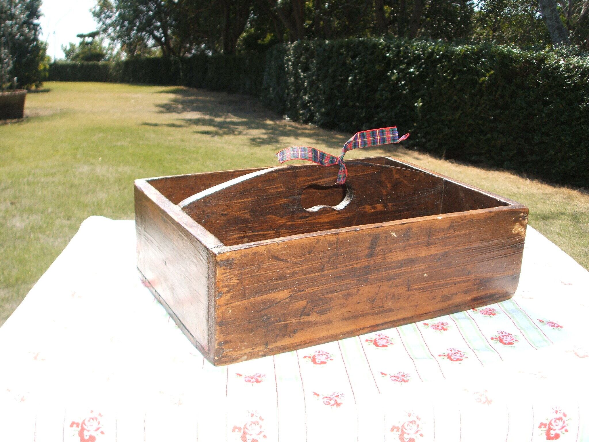 english vintage wooden tool case イギリスヴィンテージ 木製 道具箱