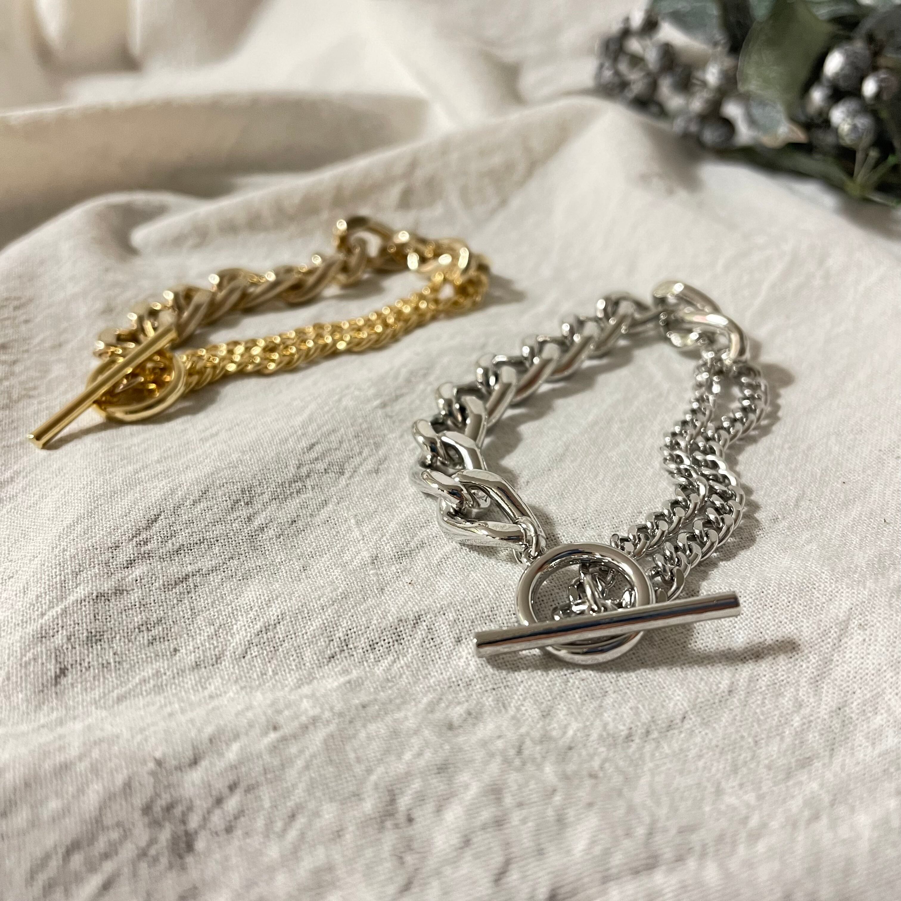 double chain bracelet | un peu rebond