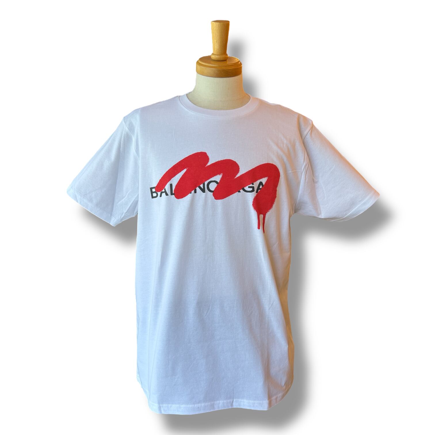 ❝UNISEX❞T-Shirts CROSS BALENCIAGA-White【BLACKSCORE】Tシャツクロスバレンシアガ ブラックスコア