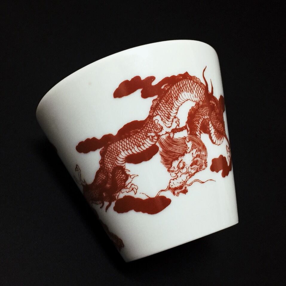 Dragon九谷 斎田道開 赤龍図カップ ［ 九谷焼／230ml ］ | マシロ