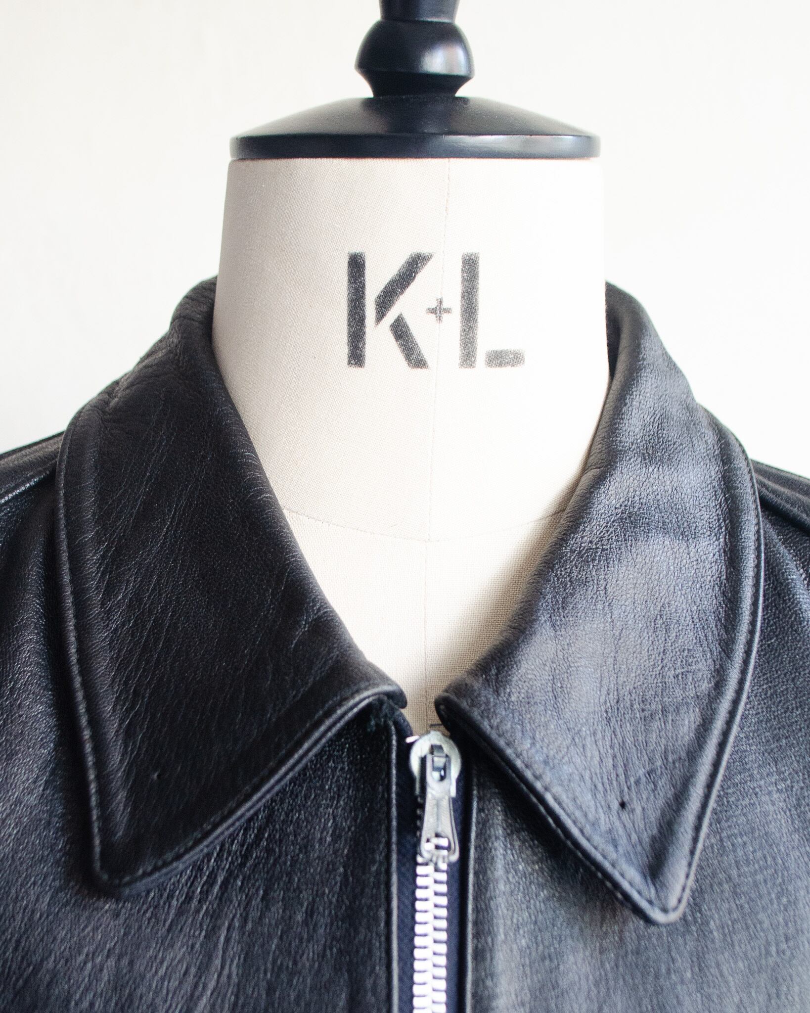 イタリア軍　レザージャケット 60's】Italian Army Motorcycle Leather Jacket