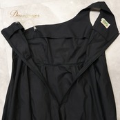 フラダンス 衣装 ワンピース ドレス ブラック系 アロハスタンダード 黒 無地 シンプル ALOHA STANDARDS 日本製 ハワイアン アロハ かわいい