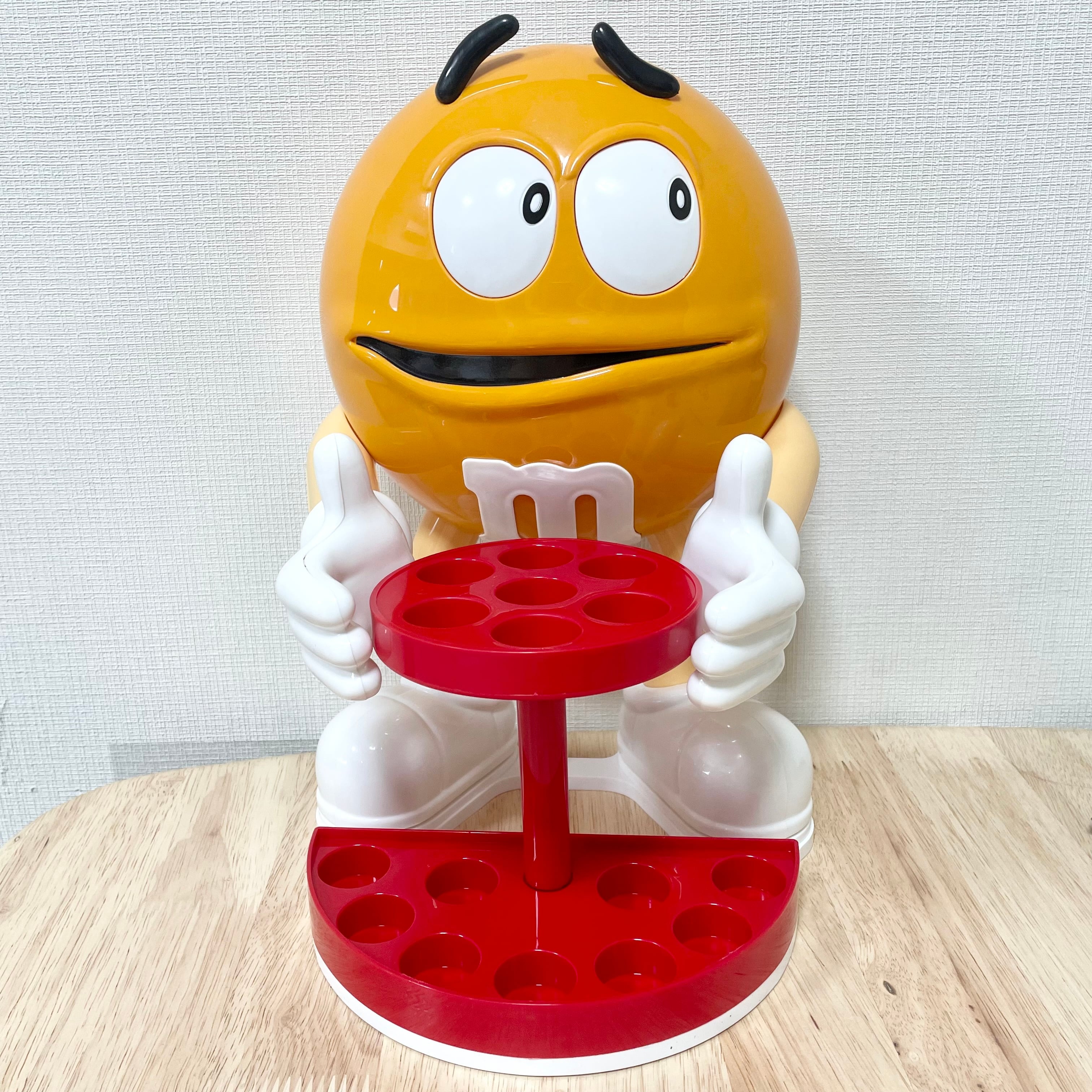 m&m's ディスペンサー フィギュア オレンジ ディスプレイ 