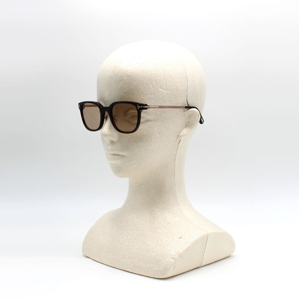 TOM FORD SUNGLASSES ASIAN FIT TF1233D 52E 52 HAVANA BROWN トム